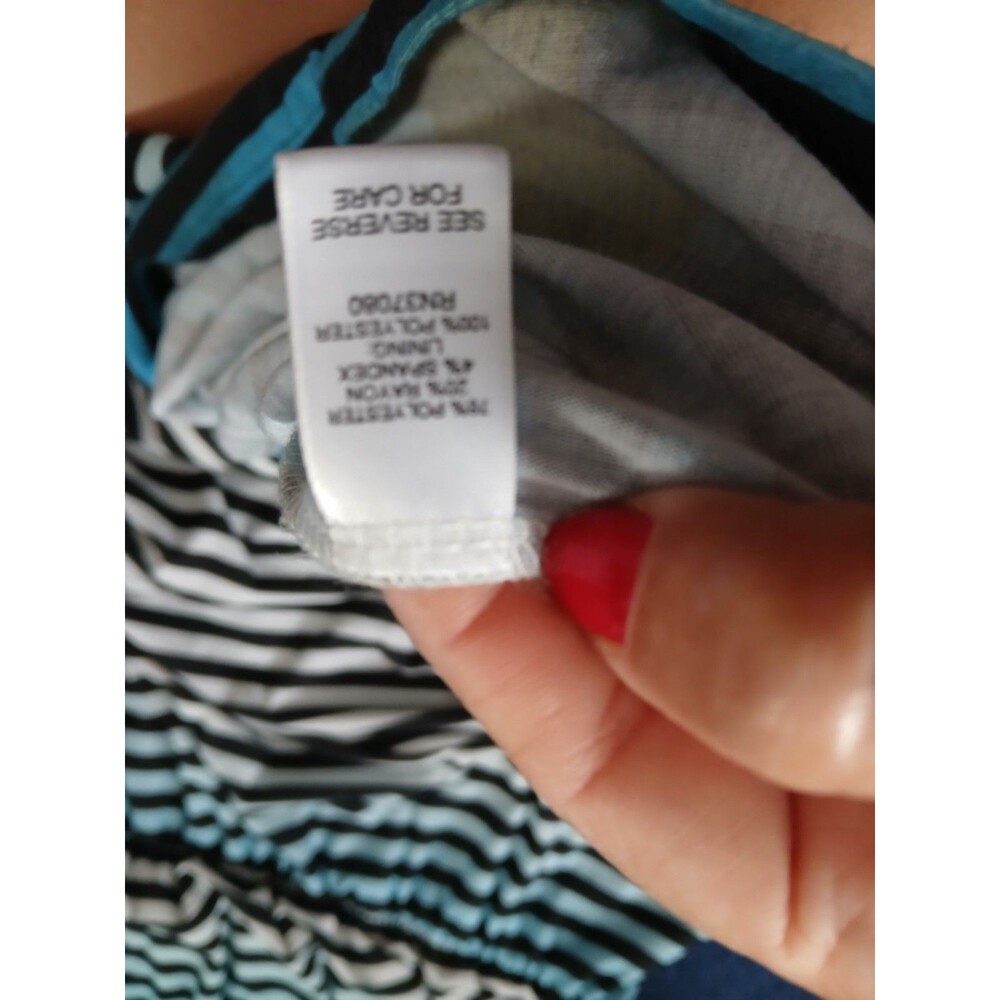 Cato Long Sleeveless Striped Long Maxi Dress XL - Picture 7 of 9